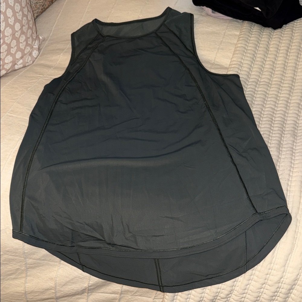 Lululemon Army Green Active Tank Top